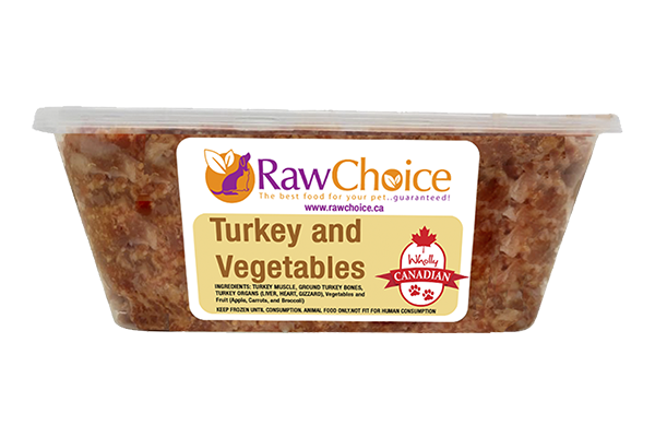 RawChoice Turkey and Vegetable (2lb)